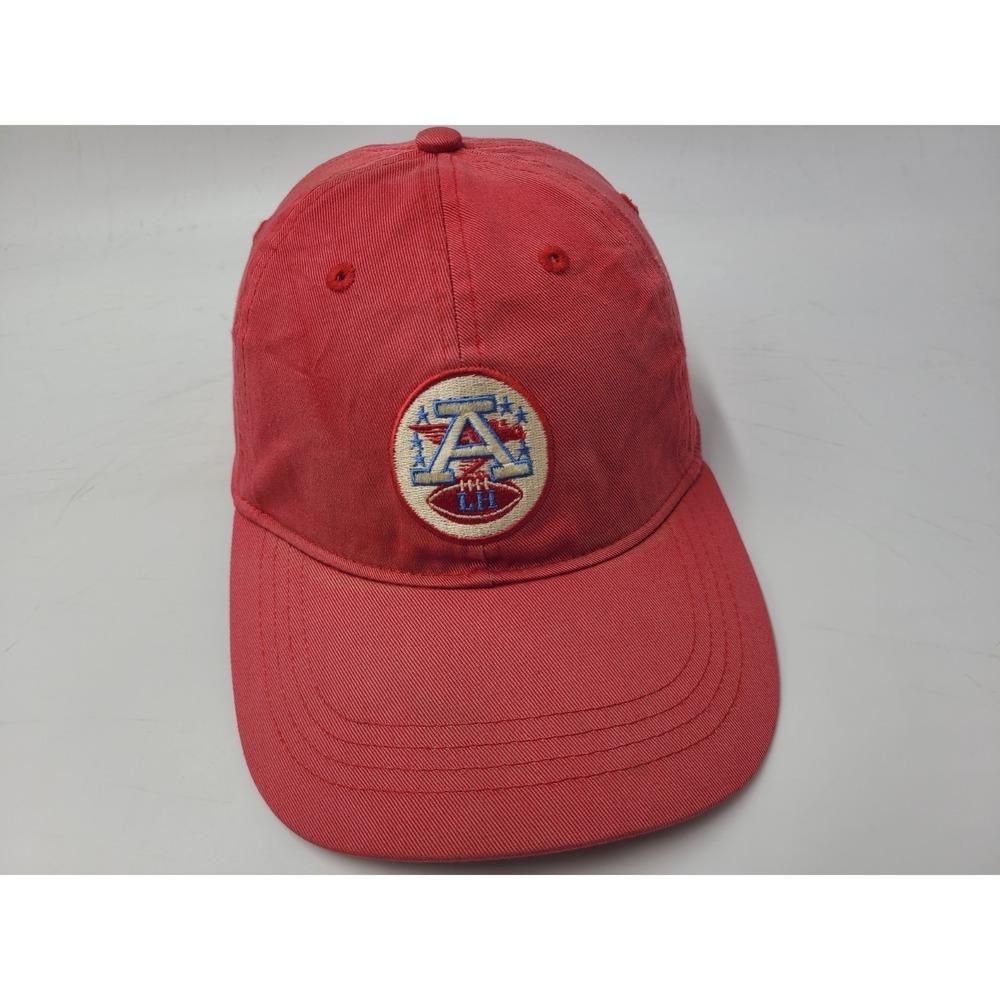 Vtg Kansas City Chiefs AFL Logo NFL Team Apparel Distressed Strapback Hat Cap